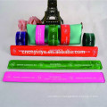 High-quality colorful printing silicone slap bracelet with logo for kids